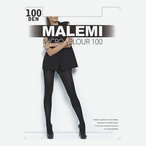 Колготки женские Malemi Micro Velour Nero 100 den 2-S