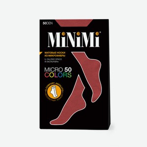 Носки женские Minimi Micro colors 50 3D - Rosso Chil