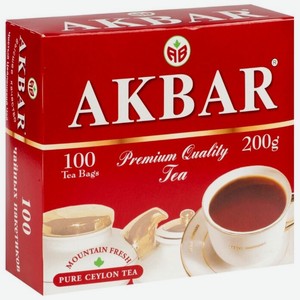 Чай черный цейлонский Akbar Mountain Fresh, 200 г