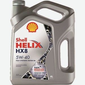 Масло мотор 4л (синт) Shell Helix HX8 5w/40