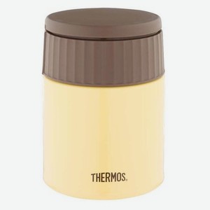 Термос Thermos JBQ-400-BNN, 0.4л, желтый/ коричневый [924704]