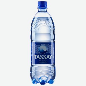 Вода питьевая Tassay газированная, 1 л
