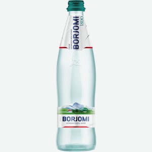 Вода минеральная BORJOMI Боржоми пит. лечеб.-стол. слабогаз. ст., Грузия, 0.5 L