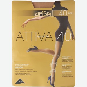 Колготки женские OMSA Attiva 40den caramello 4, Сербия