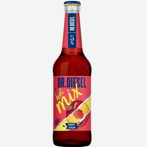 Пивной напиток Dr.Diesel вишня и персик 6% 0,45л ст (Heineken)