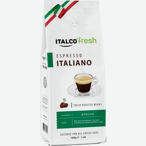 Кофе в зернах ITALCO Espresso Italiano, 1 кг