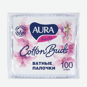 Палочки ватные Aura Cotton Buds, 100 шт