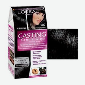 Кастинг Крем Глосс Краска для волос т.200 Черное дерево