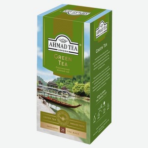 Чай зеленый Ahmad Tea в пакетиках, 25 шт.