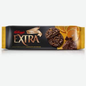 Печенье-гранола Kellogg s Extra с шоколадом и апельсином, 150 г