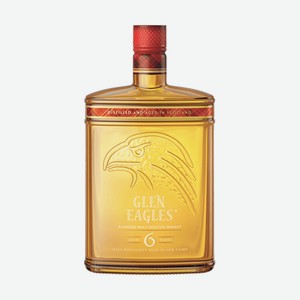 Виски солодовый Glen Eagles 0,5 л, 6 лет, 40%, Россия