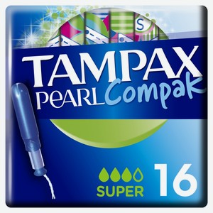 Тампоны Tampax Pearl Super, 16шт