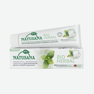 Паста зубная Natusana Bio Herbal мята, 100мл