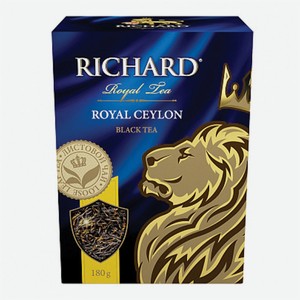 Чай Richard Royal Ceylon черный крупнолистовой, 180 г