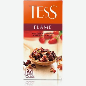Чайный напиток красный Tess Flame в пакетиках, 25 шт