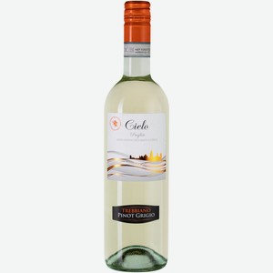 Вино белое Contessa Carola Cielo Trebbiano - Pinot Grigio полусухое 12%, 750мл