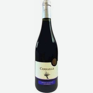 Вино Серрай Каберне Совиньон Красное Сухое 12,5% 0,75л