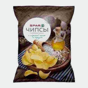 Чипсы Картофельные Spar Морская Соль И Перец 150г