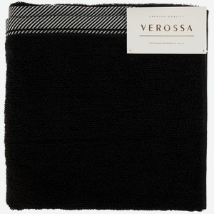 Полотенце Verossa махровое 70/140 450 г/м2 Fjord, цвет Черный