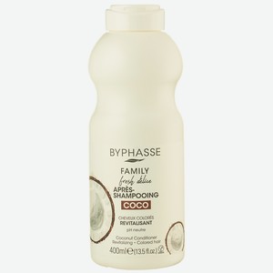 Кондиционер д/волос Byphasse Family Fresh Delice Кокос д/окрашенных волос 400мл