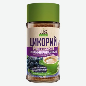 Цикорий Uliss Chicory с экстрактом черники 85г ст/б