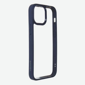 Чехол (клип-кейс) Usams Apple iPhone 13 mini US-BH768 прозрачный/синий (УТ000028115)
