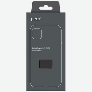 Чехол клип-кейс PERO софт-тач для Xiaomi Poco X4 Pro черный