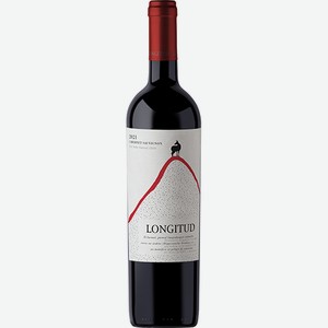 Вино Лонгитуд Каберне Совиньон DO кр,сух 13,5% 0,75л /Чили/ /Чили/