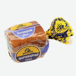 Хлеб Дарницкий половинка в нарезку 375г Каравай /Россия/