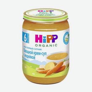 Крем-суп HiPP овощной с индейкой 190 г