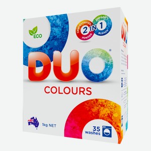 Порошок Duo Colours для стирки цветного белья концентрированый 1 кг