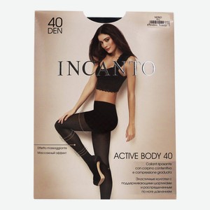 Колготки женские Incanto Active Body полиамид nero 40 den р 4