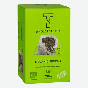 Чай зеленый Wital Organic Sencha в пакетиках 2,5 г х 17 шт