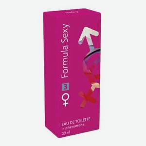 Туалетная вода женская Today Parfum Formula Sexy 3 с феромонами 30 мл