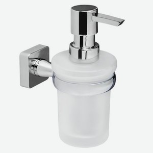 Дозатор для жидкого мыла WasserKraft матовый с серебряным (6599)