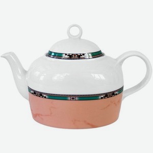 Заварочный чайник Thun Cairo Розовый декор, мини кант 1,2 л