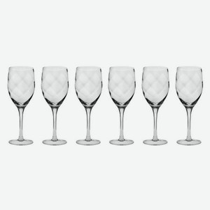 Набор из 6 бокалов для белого вина 270мл Krosno романтика