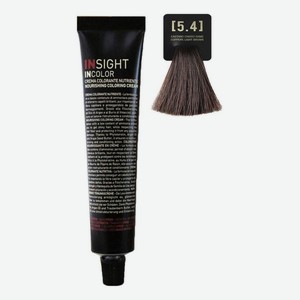 Крем-краска для волос с фитокератином Incolor Crema Colorante 100мл: 5.4 Медный светло-коричневый