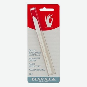 Белый карандаш для ногтей Nail-White Crayon