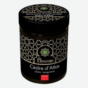 Ароматическая свеча Атласский кедр Bougie Parfumee Cedre D Atlas (кедр-бергамот): Свеча 160мл