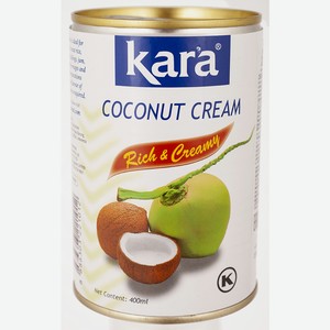 Сливки кокосовые KARA 24% 400мл ж/б