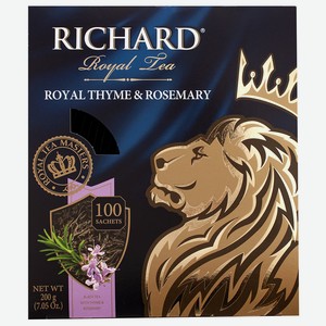 Чай черный Richard Royal Thyme & Rosemary 100пак