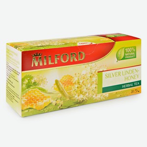 Напиток чайный Milford Серебристая липа - мед 20пак