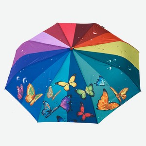 Зонт женский радуга Raindrops автомат RD 73885