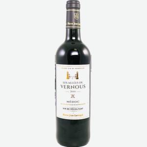 Вино Les Allees De Vernous 0.75л.
