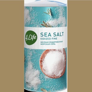 4Life Соль морская мелкая йодированная 500 г
