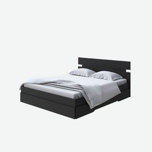 Кровать Milton (ЛДСП Черный) 80x200