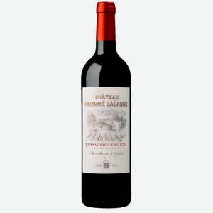 Вино Шато Преуре Лаланд Люссак Сент-Эмильон AOC BORDEAUX Красное Сухое 0.75л