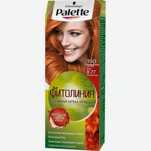 Крем-краска для волос Palette Фитолиния 8-77, 390 Светлая медь 110 мл