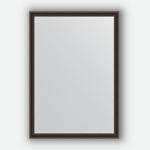 Зеркало в багетной раме Evoform витой махагон 28 мм 48х68 см